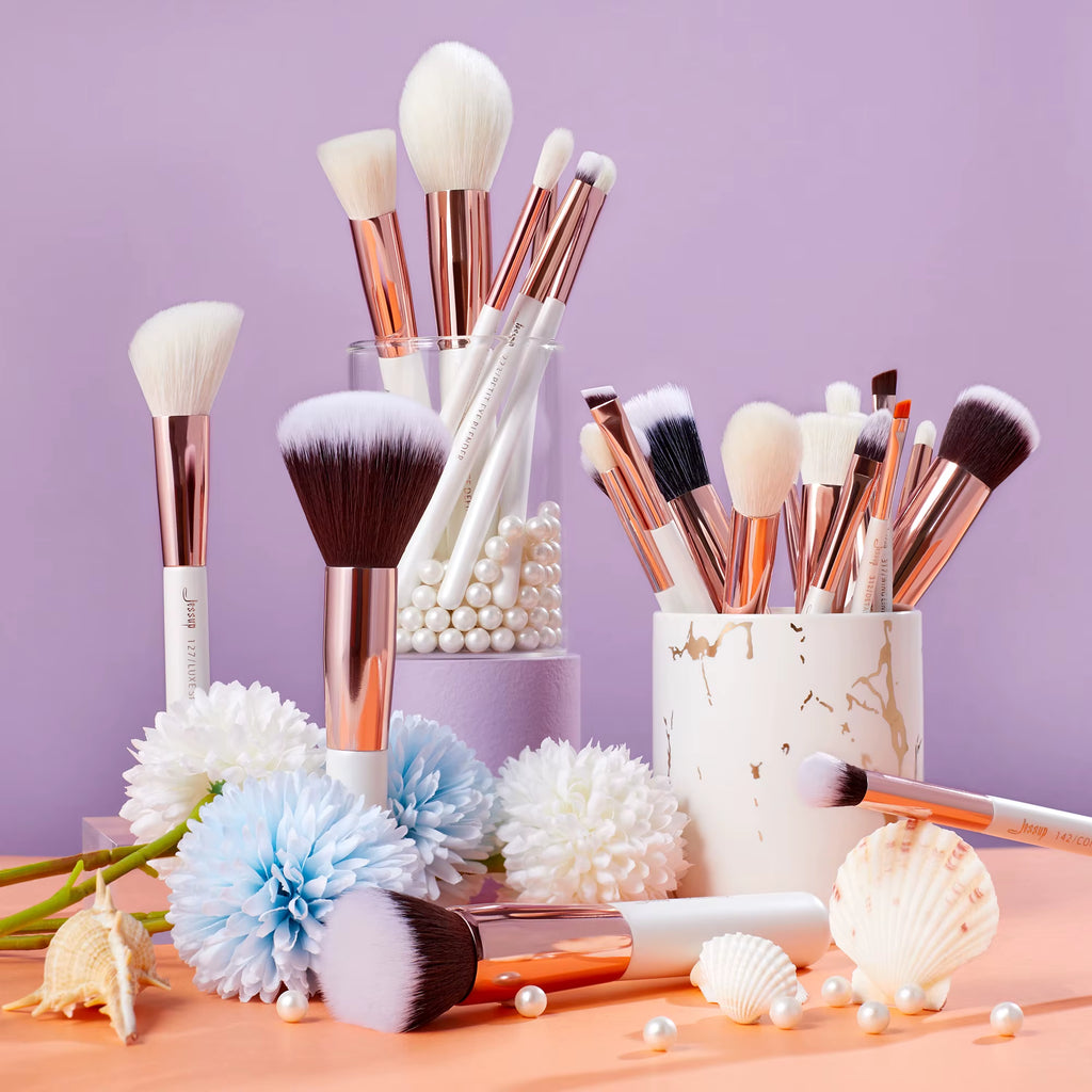 Professional Makeup Brushes Set,25Pcs Makeup Brush Foundation Powder Eyeshadow Liner Highlighter Make up Tools Kit T215