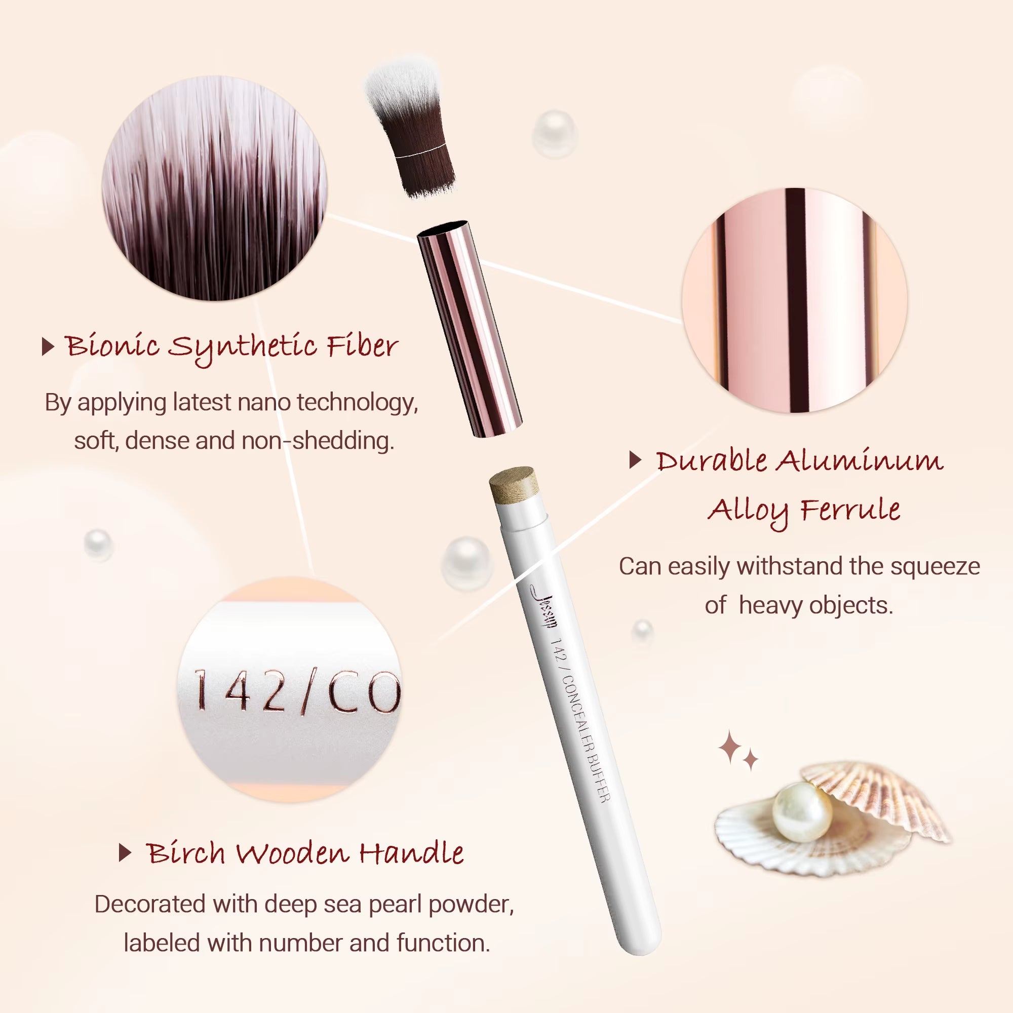 Professional Makeup Brushes Set,25Pcs Makeup Brush Foundation Powder Eyeshadow Liner Highlighter Make up Tools Kit T215